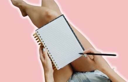 Kobieta pisze w notesie - Jak to zapisać - Quiz